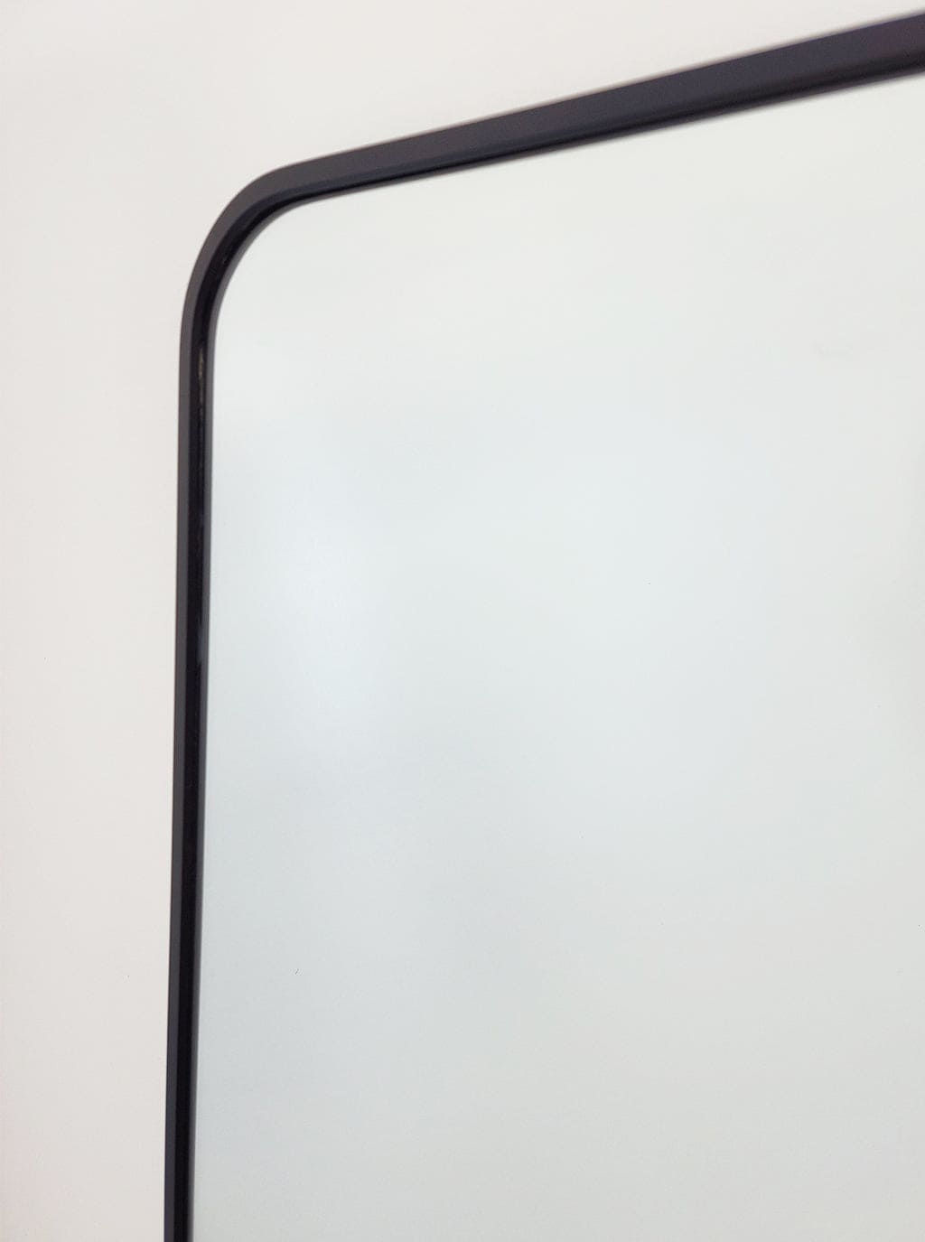 Black Metal Rectangle Mirror - Medium 80cm x 170cm