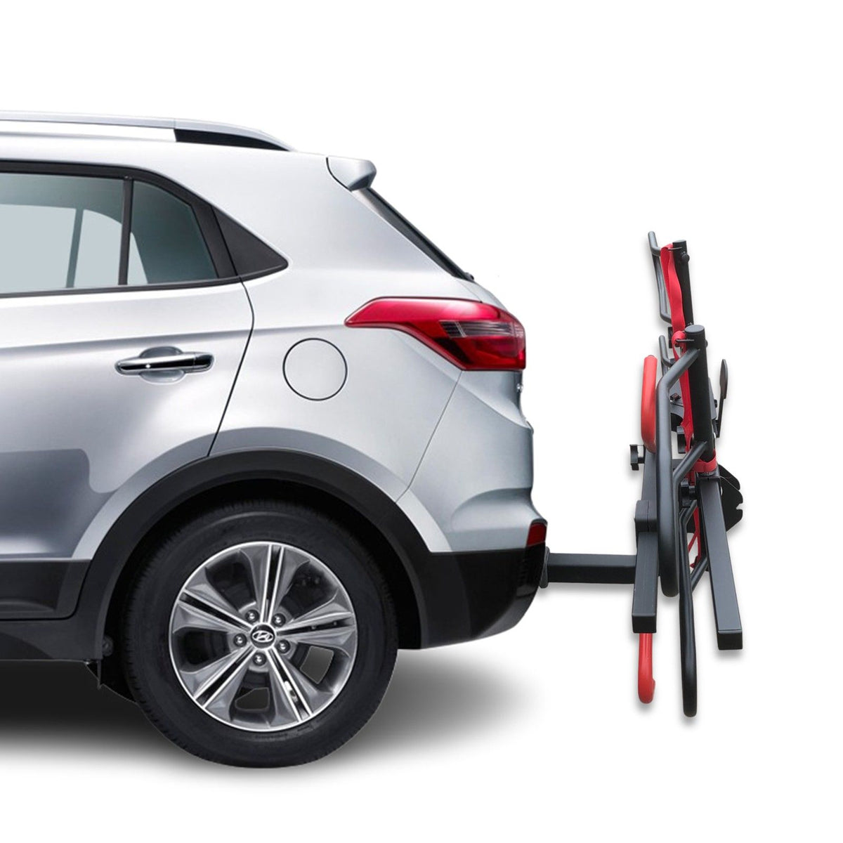 2 Bike Rack for Car SUV Rear Bicycle Holder Carrier Hitch Mount Platform Holder
