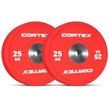 CORTEX 25kg Competition Bumper Plates (Pair)