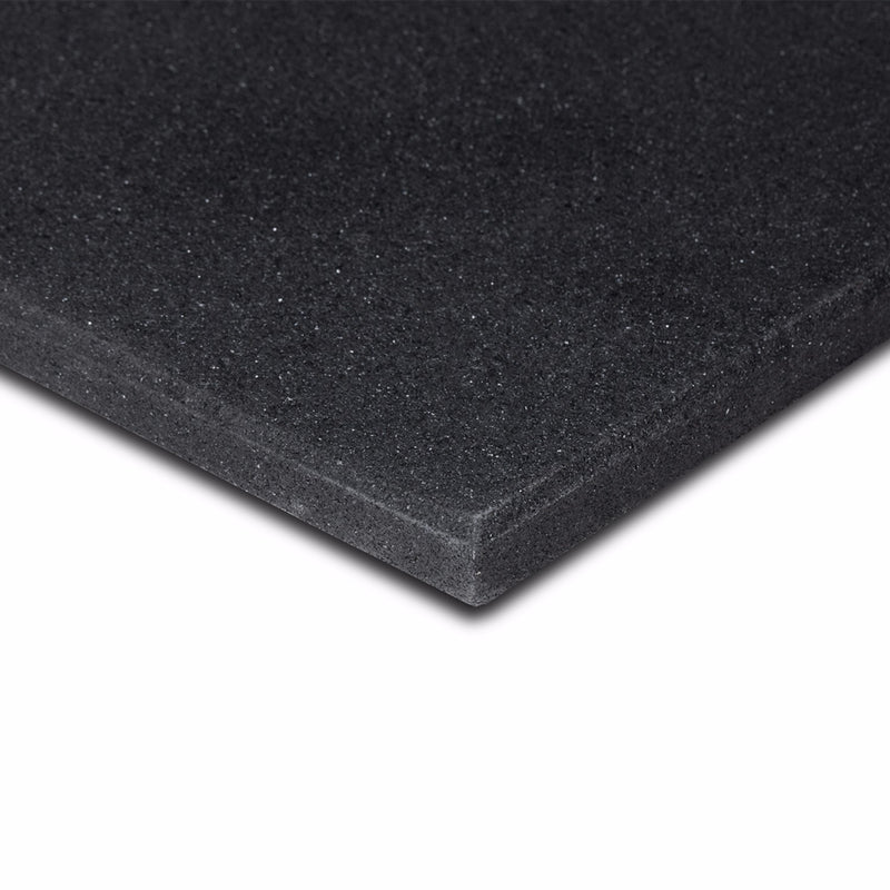 CORTEX 15mm Commercial Bevelled Edge Rubber Gym Tile Mat (1m x 1m) - Set of 36