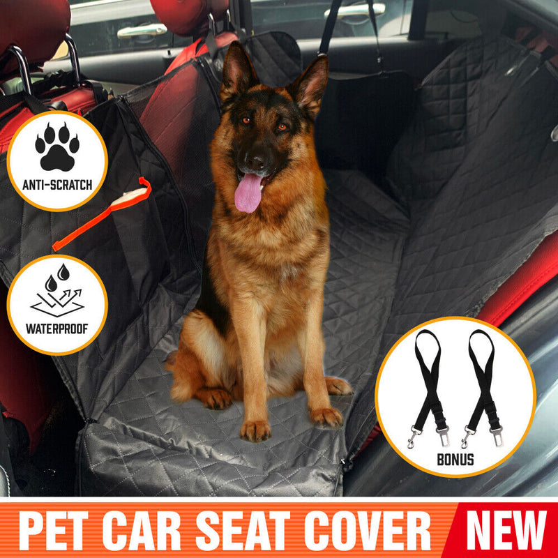 Pet Dog Waterproof Seat Cover Protector Hammock Back Rear Bench Mat for Car SUV