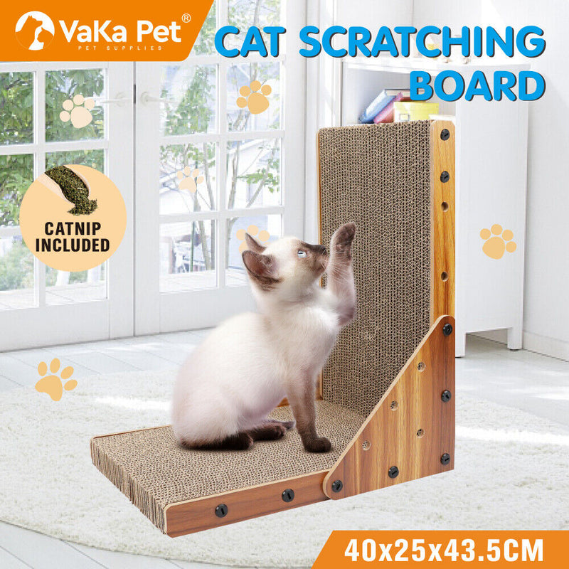 VaKa Cat Scratch Pad Cardboard Kitten Cat Scratcher Scratching Board Scatch Toy