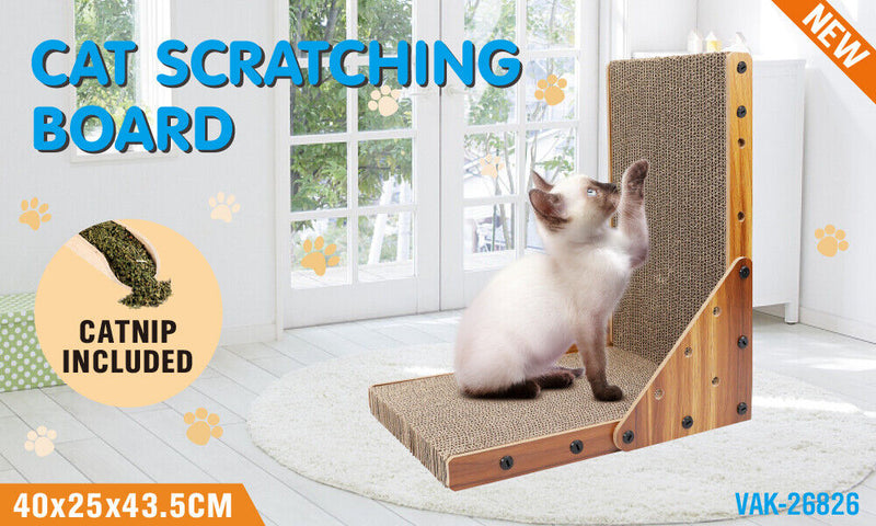 VaKa Cat Scratch Pad Cardboard Kitten Cat Scratcher Scratching Board Scatch Toy