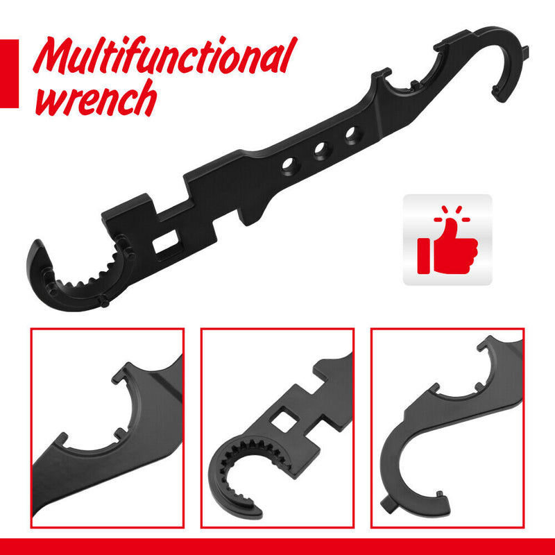 12inch Multipurpose Wrench Tool Bottle Opener Repair Tools Spanner Portable
