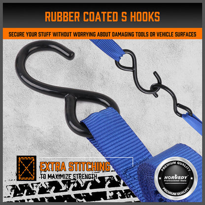 10Pcs Ratchet Tie Down Straps 997KG 4.5M Trucks Trailer Strap ?Stainless Steel
