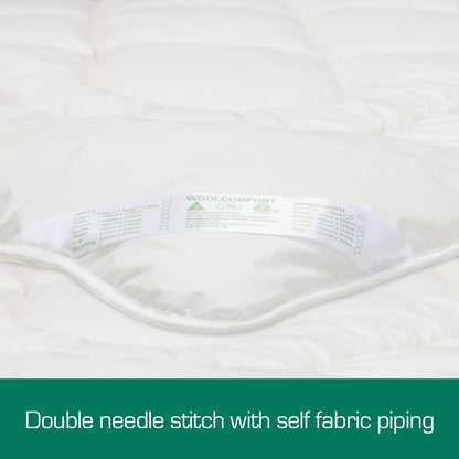 Woolcomfort Aus Made Merino Wool Quilt 350GSM 270x240cm Super King Size