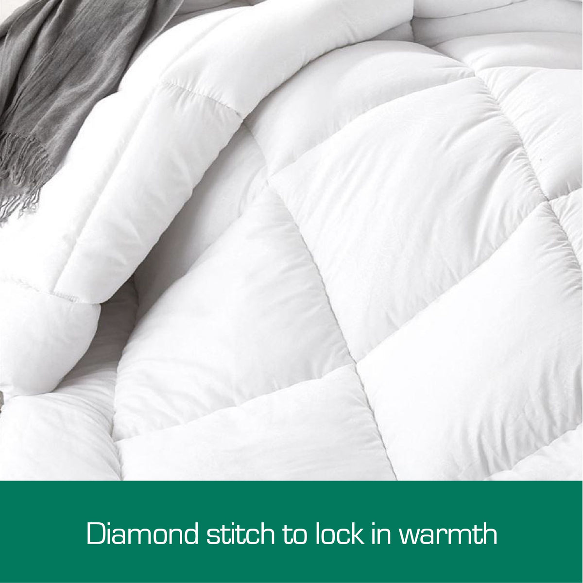 Woolcomfort Aus Made Merino Wool Quilt 700GSM 240x210cm King Size