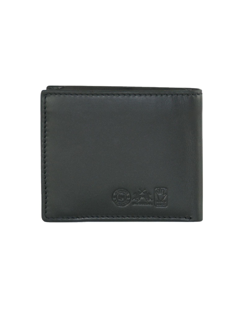 Minimalist Black Wallet with Tucuman Theme One Size Men