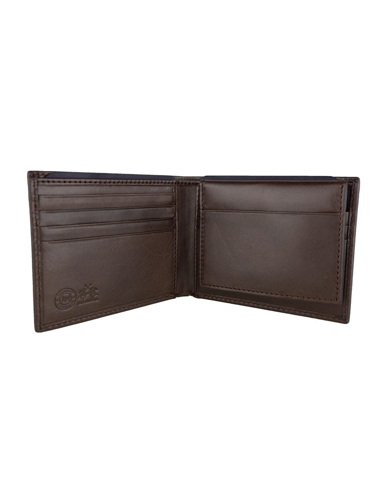 La Martina Logo Wallet with Coin and Card Holder One Size Men