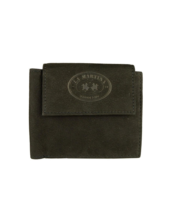 La Martina Logo Wallet with Coin and Money Clips One Size Men