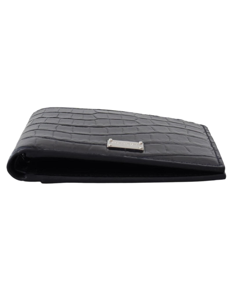Dolce & Gabbana Crocodile Leather Bifold Wallet One Size Men