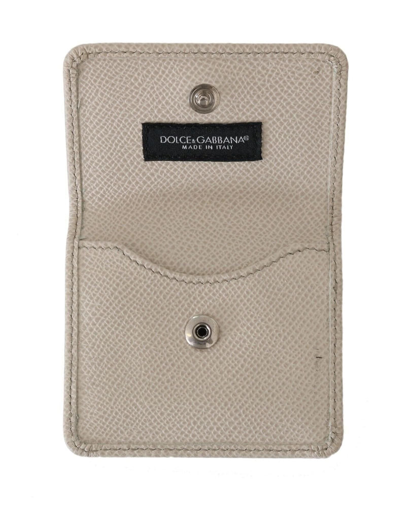 Gorgeous Dolce & Gabbana Condom Case Wallet with Snap Button Closure One Size Men