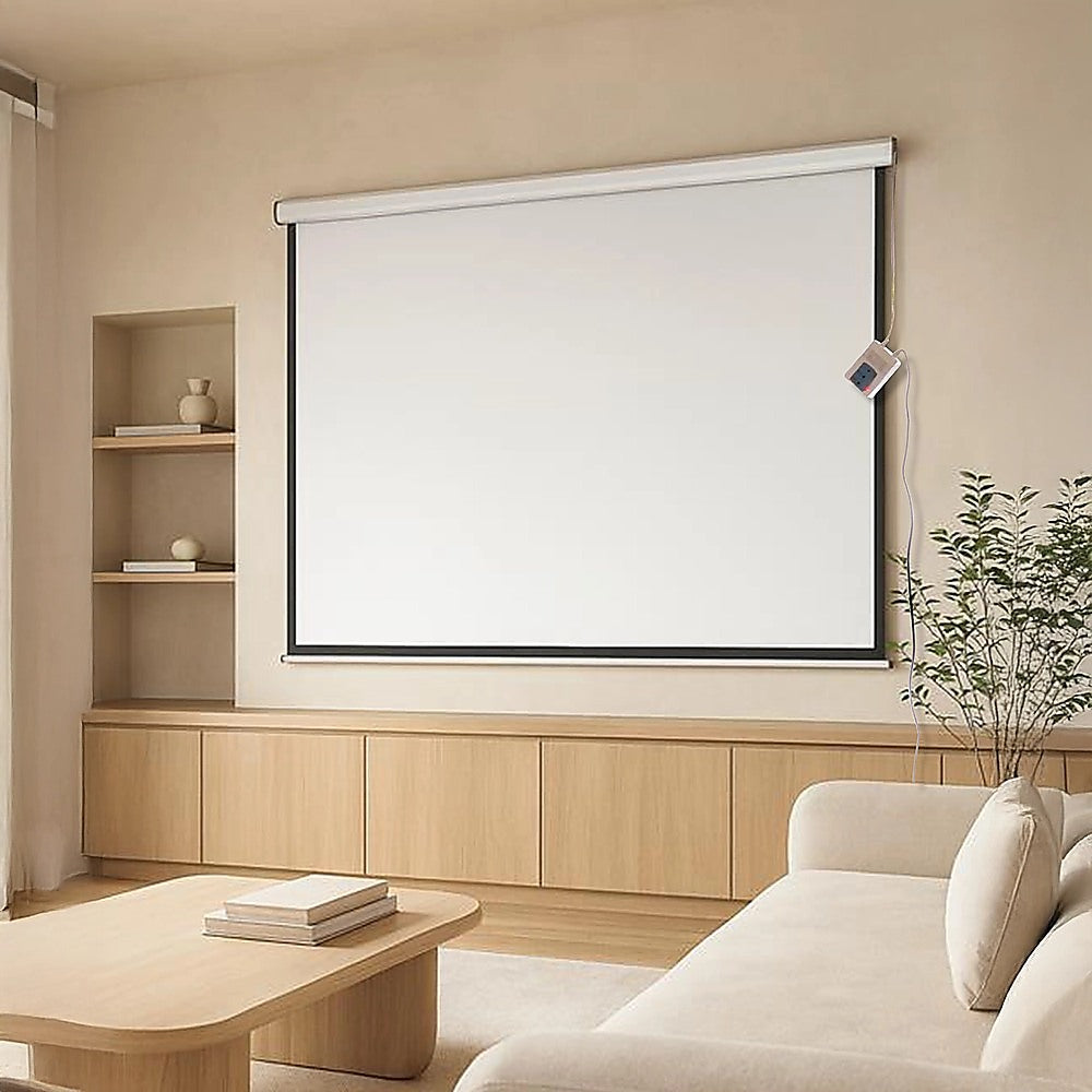 100" Electric Motorised Projector Screen TV +Remote
