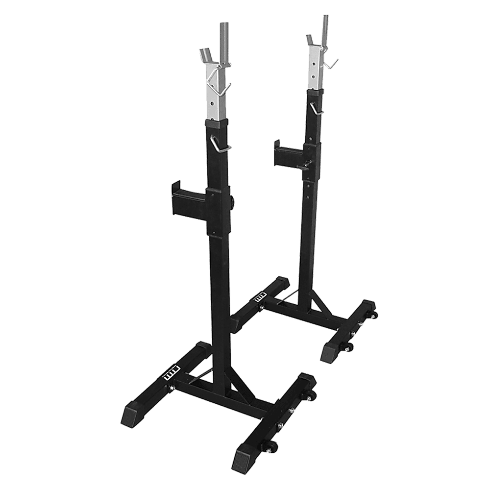 Squat Rack Stand Pair Bench Press Weight Lifting Barbell