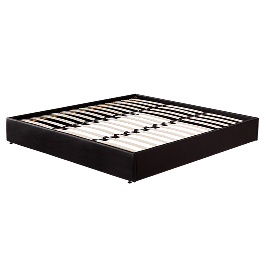 PU Leather King Bed Ensemble Frame