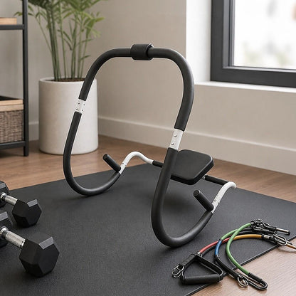Ab Crunch Machine – Abdominal Exercise Roller with Digital Computer for Core Training