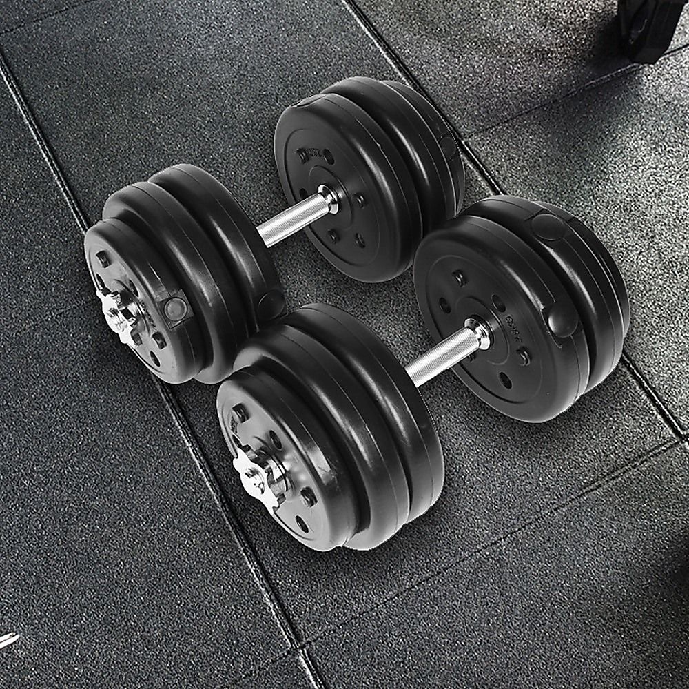 30KG Adjustable Dumbbell Set – Home Gym Weights for Strength & Fitness Training