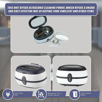 Ultrasonic Multi Purpose Sonic Wave Jewellery Cleaner