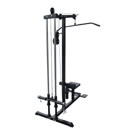 Lat Pulldown Low Row Fitness Machine – Home Gym Strength Trainer