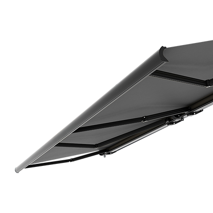 5.0m x 3.0m Retractable Folding Arm Awning Heavy Duty Full Cassette Motorised
