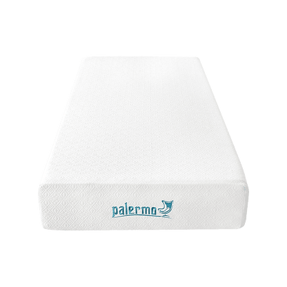 Palermo Single 25cm Gel Memory Foam Mattress - Dual-Layered - CertiPUR-US Certified