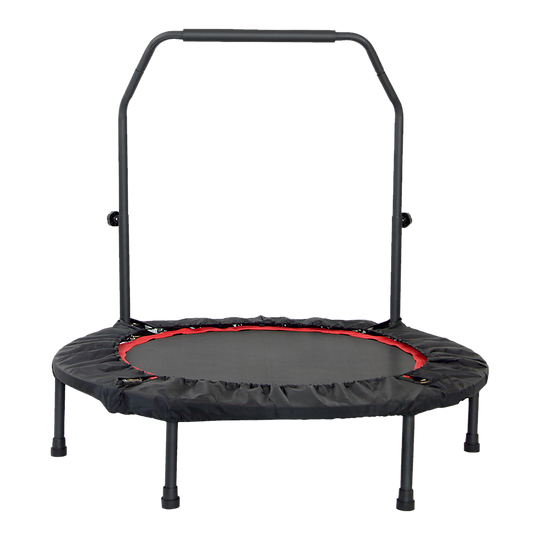 Mini Rebounder Trampoline with Adjustable Handle – Fitness Bounce Trainer