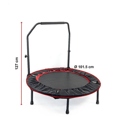 Mini Rebounder Trampoline with Adjustable Handle – Fitness Bounce Trainer