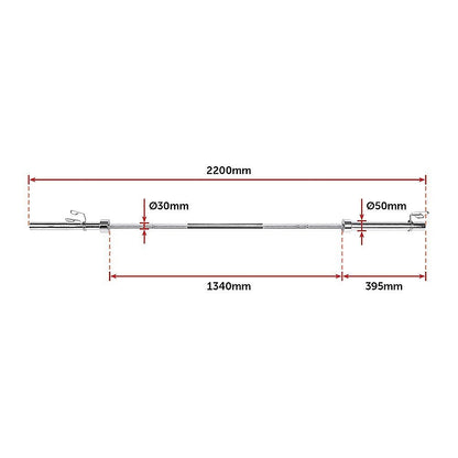 20kg Olympic Barbell 700lb Rated for Powerlifting Home Gym Training
