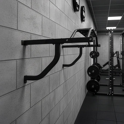 Wall Mounted Multi Grip Chin Up Bar – Heavy Duty Pull Up Station for Upper Body Training