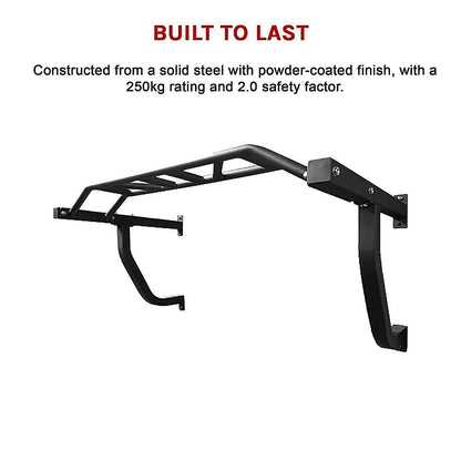 Wall Mounted Multi Grip Chin Up Bar – Heavy Duty Pull Up Station for Upper Body Training