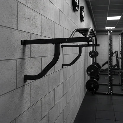 Wall Mounted Multi Grip Chin Up Bar – Heavy Duty Pull Up Station for Upper Body Training