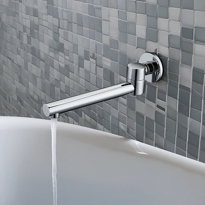 240mm Brass Bath Safety Spout Swivel