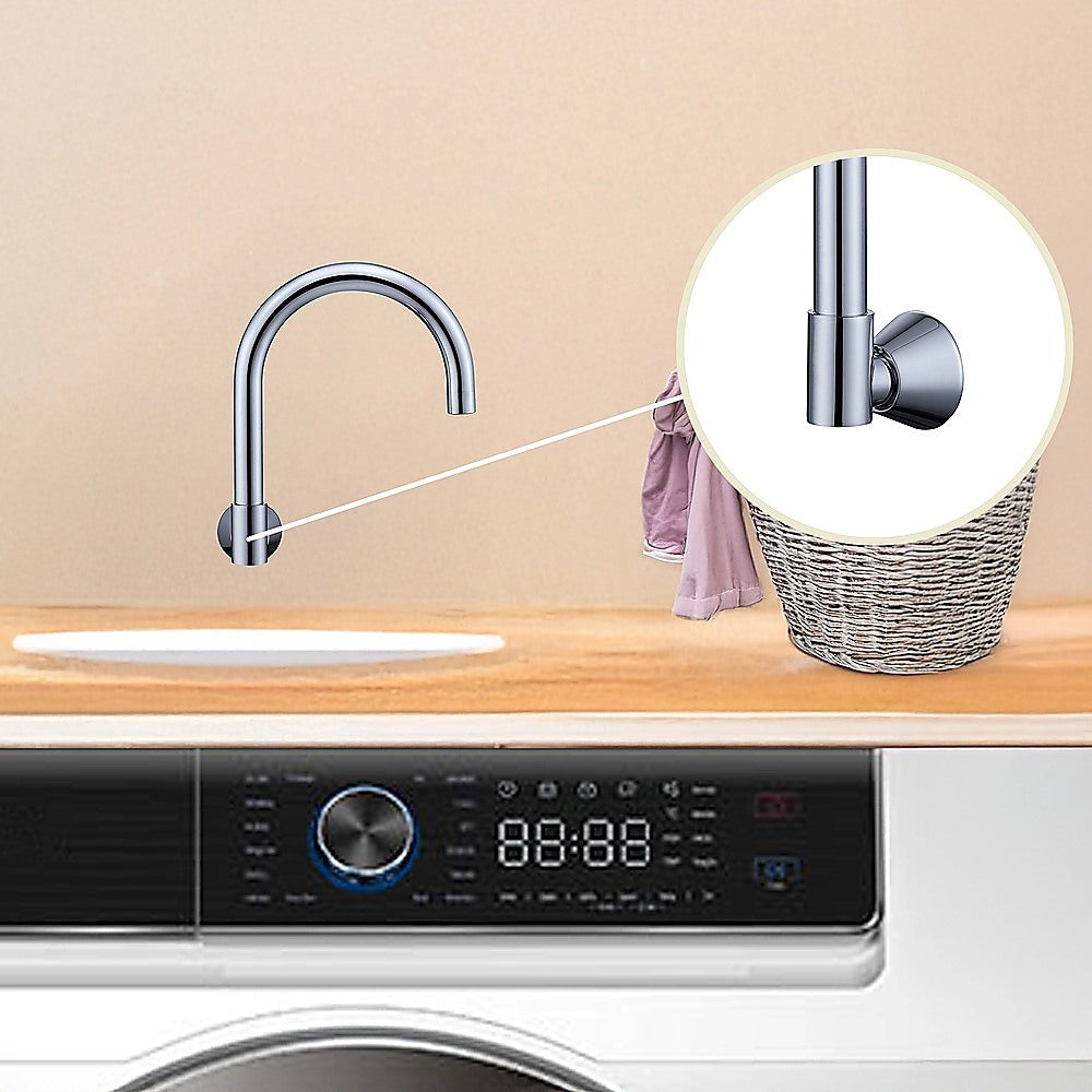 High Reach Swivel Wall Kitchen Laundry Bath Basin Spout