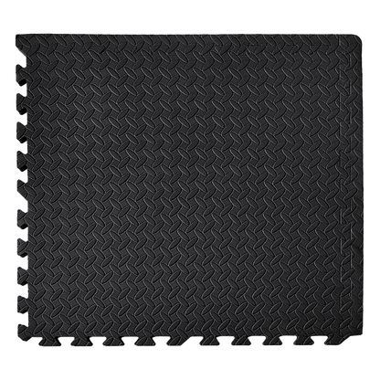 12 Tiles EVA Rubber Foam Gym Mat 60x60cm – 2.5cm Thick Fitness Flooring Set