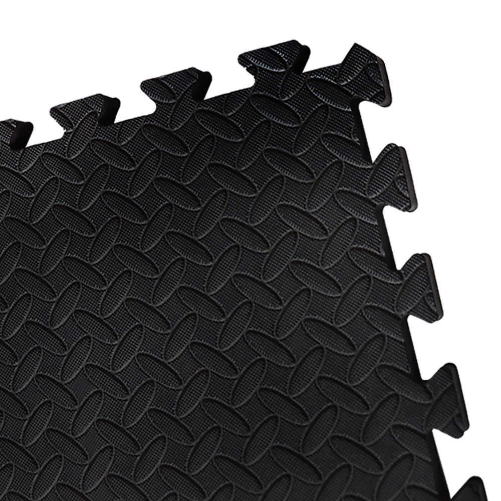 12 Tiles EVA Rubber Foam Gym Mat 60x60cm – 2.5cm Thick Fitness Flooring Set