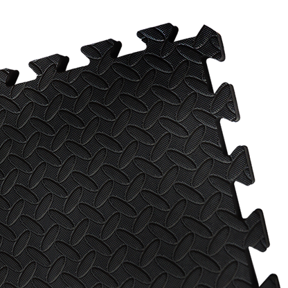 12 Tiles EVA Rubber Foam Gym Mat 60x60cm – 2.5cm Thick Fitness Flooring Set