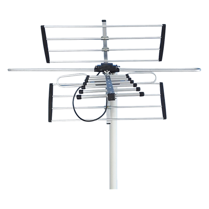 Digital TV Outdoor Antenna Aerial UHF VHF FM Signal Booster HD