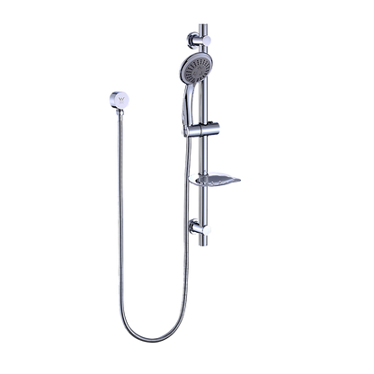 Hand Held Shower Rail Soap Dish Bathroom Set