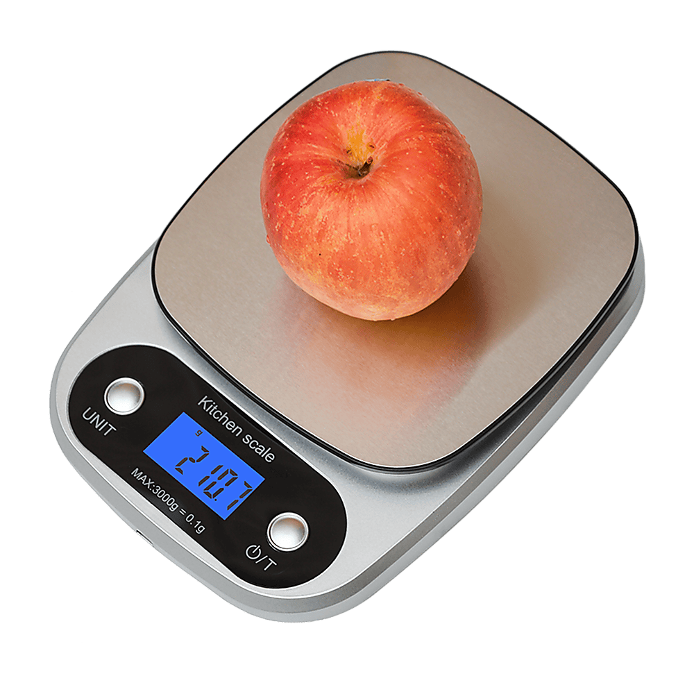 0.1g High Precision Kitchen Scale Rechargable Food Scale Digital 3KG