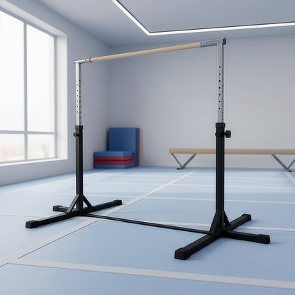 Gymnastics Training Bar Kids Adjustable Horizontal Kip Fitness Gym Equipment