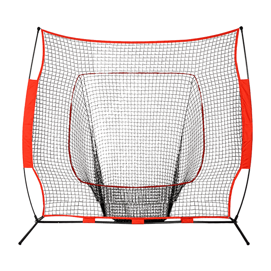 Portable Baseball Training Net Stand Softball Practice Sports Tennis