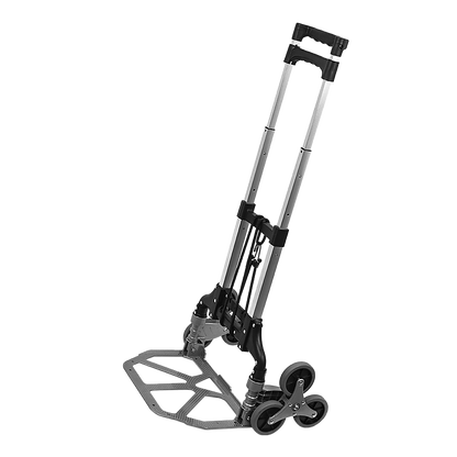 Stair Climbing Trolley 6 Wheels Aluminium Folding Hand Cart Climb Steps