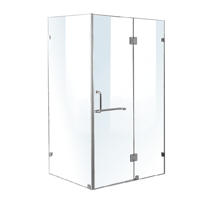 900 x 900mm Frameless 10mm Glass Shower Screen By Della Francesca