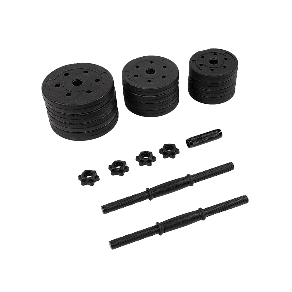 20kg Dumbbell Set Home Gym Fitness Exercise Weights Bar Plate