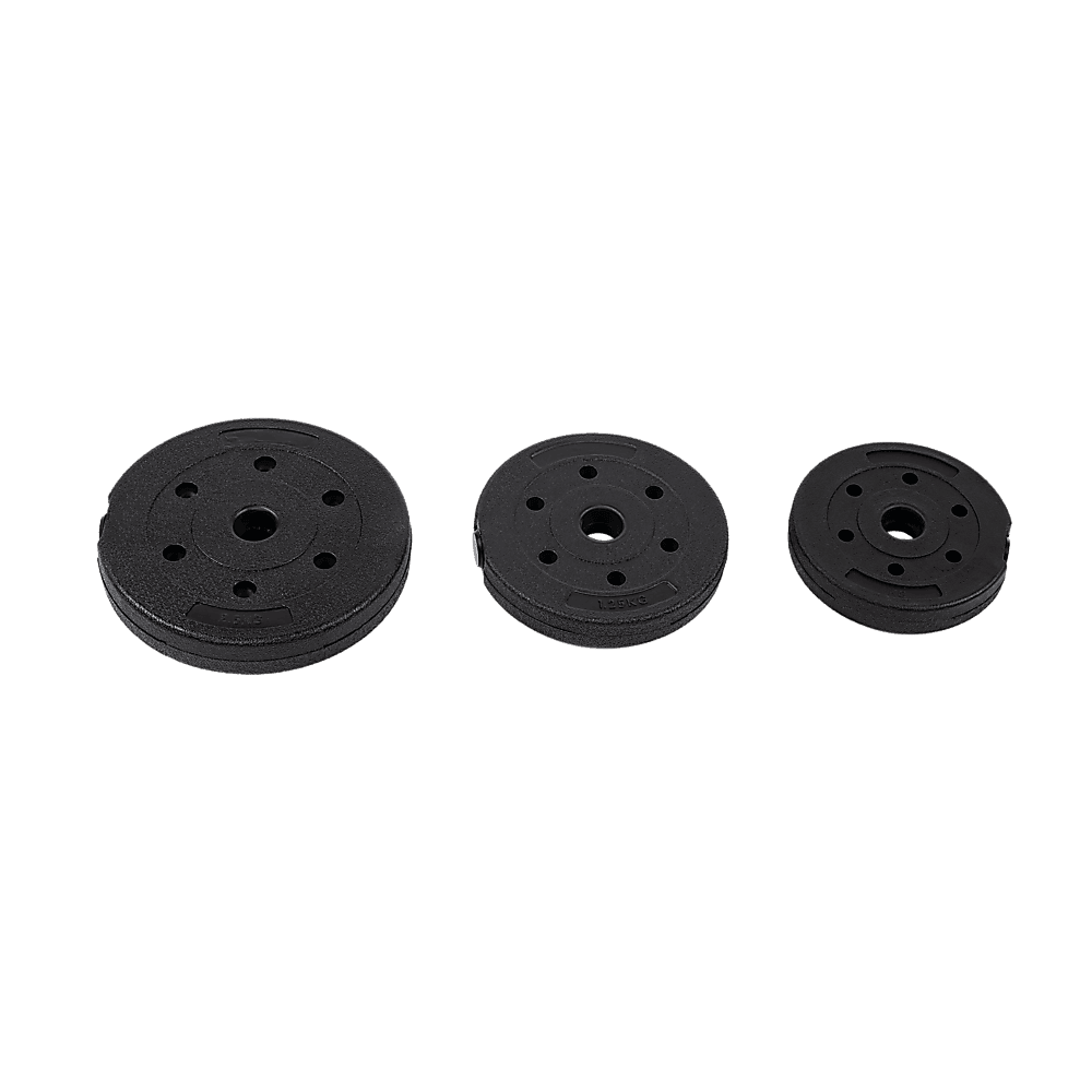 20kg Dumbbell Set Home Gym Fitness Exercise Weights Bar Plate