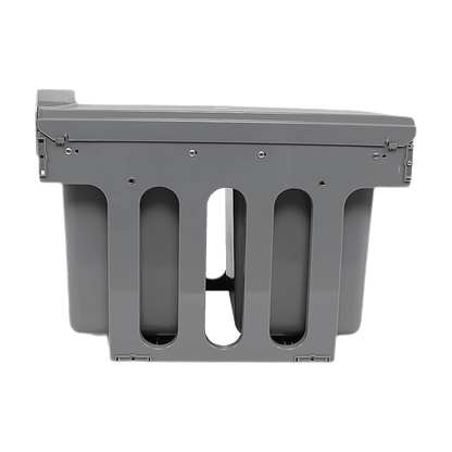 2x 15L Pull Out Trash Bin Dual Kitchen Garbage Waste Basket Cabinet Bin