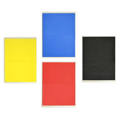 Martial Arts Supply Rebreakable Board Taekwondo, MMA, Karate-Set: Yellow, Blue, Red & Black