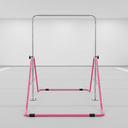 Kids Gymnastics Bars Training Horizontal Bar Monkey Kip Bar Pink