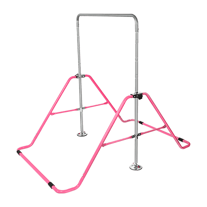 Kids Gymnastics Bars Training Horizontal Bar Monkey Kip Bar Pink