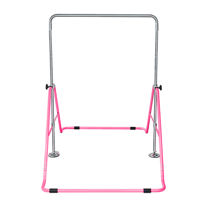 Kids Gymnastics Bars Training Horizontal Bar Monkey Kip Bar Pink